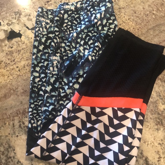 Athletic 7/8 leggings, lukka-la, Glyder & DSG, multi color, black and green. - Picture 12 of 14